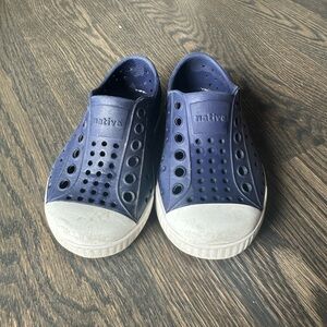 Native Kids Navy Slip-On Water Shoes